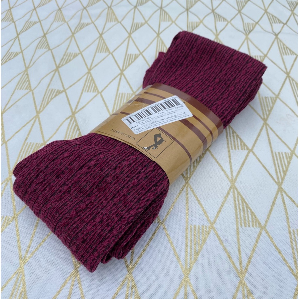 Red Knit Leggings Size S / BRAND NEW / Winter Warm Tights